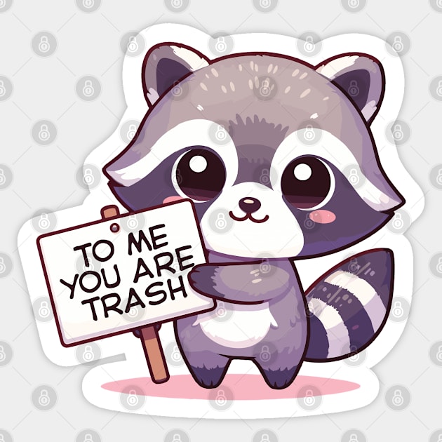 Cheeky Raccoon’s Funny Message Sticker by SweetLog